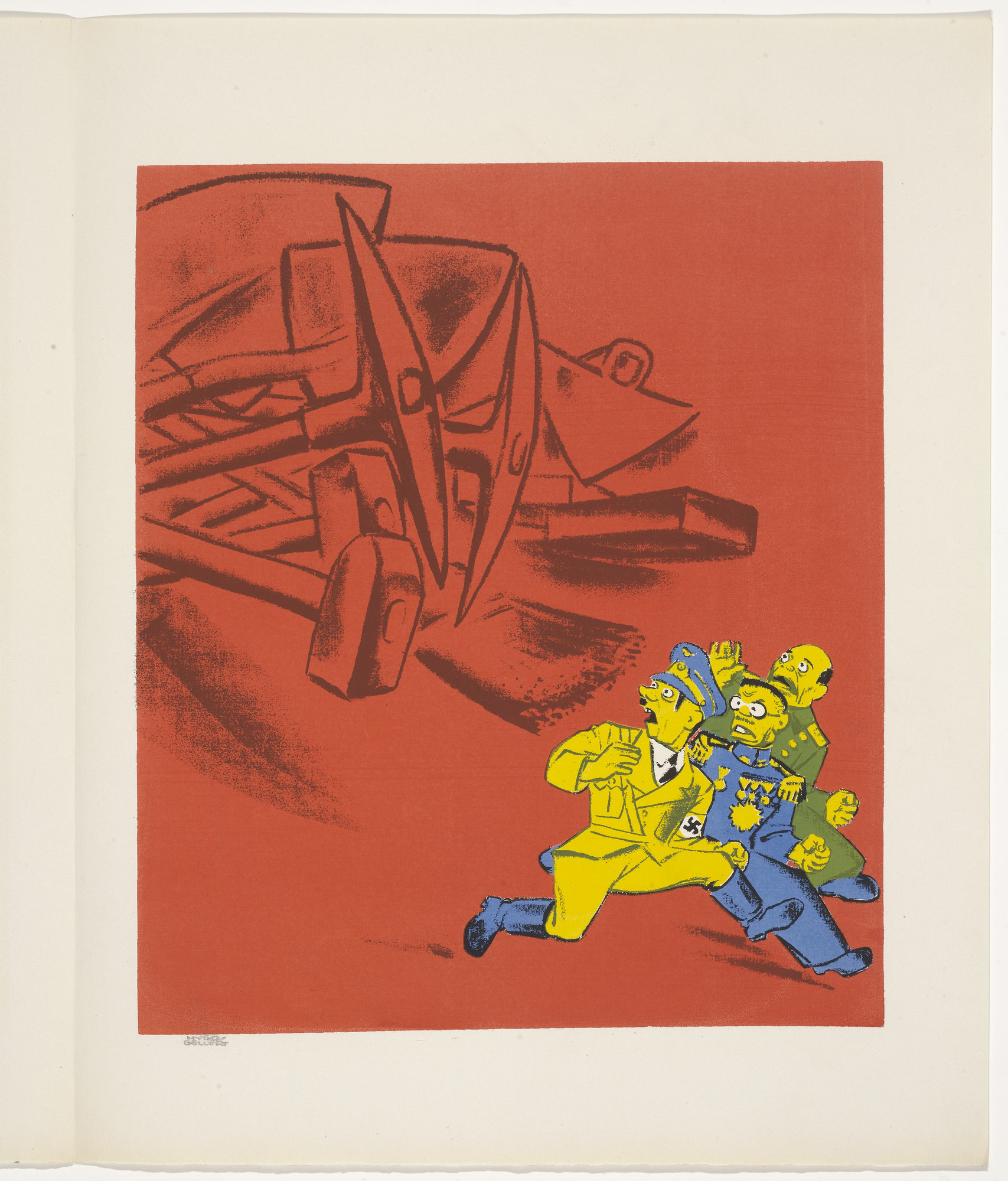 Hugo Gellert. Plate (page 24) from Century of the Common Man