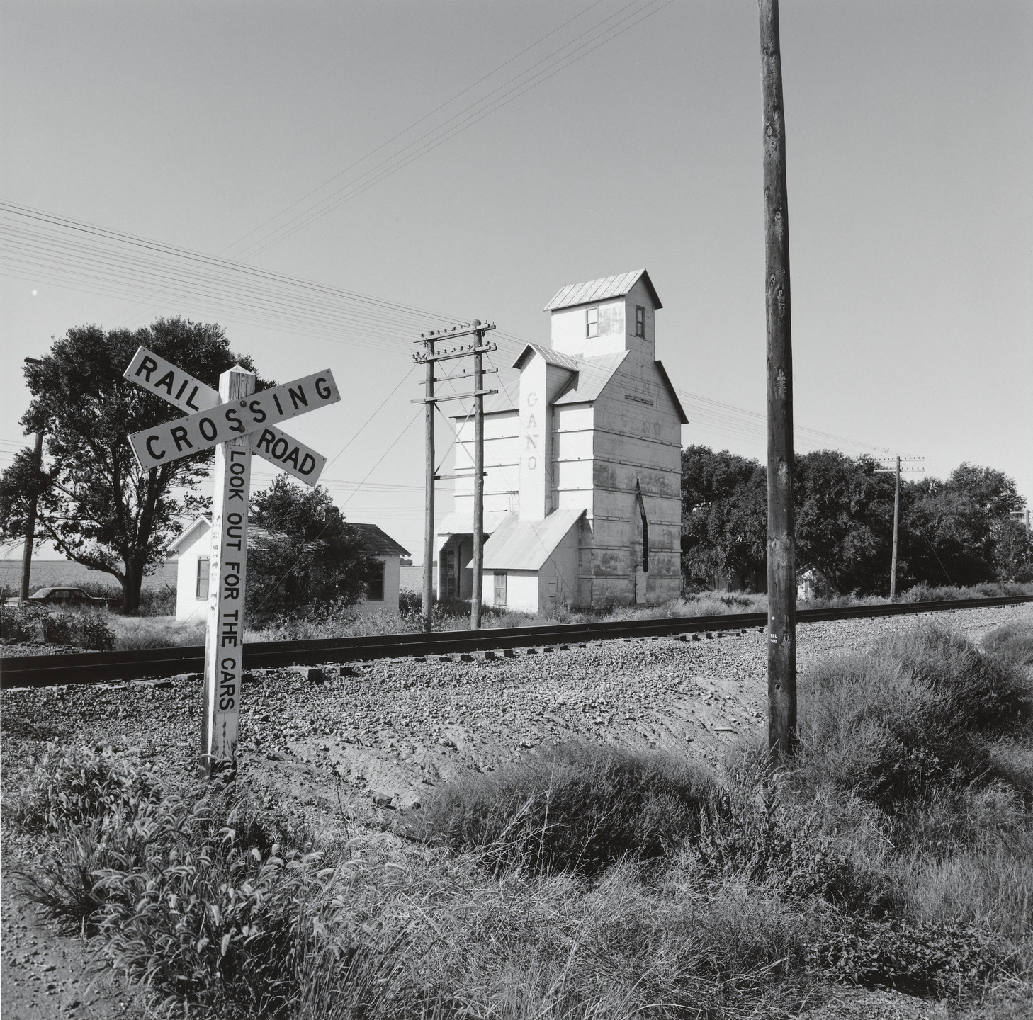 Frank Gohlke. Grain Elevator, Near Kinsley, Kansas. 1973-78