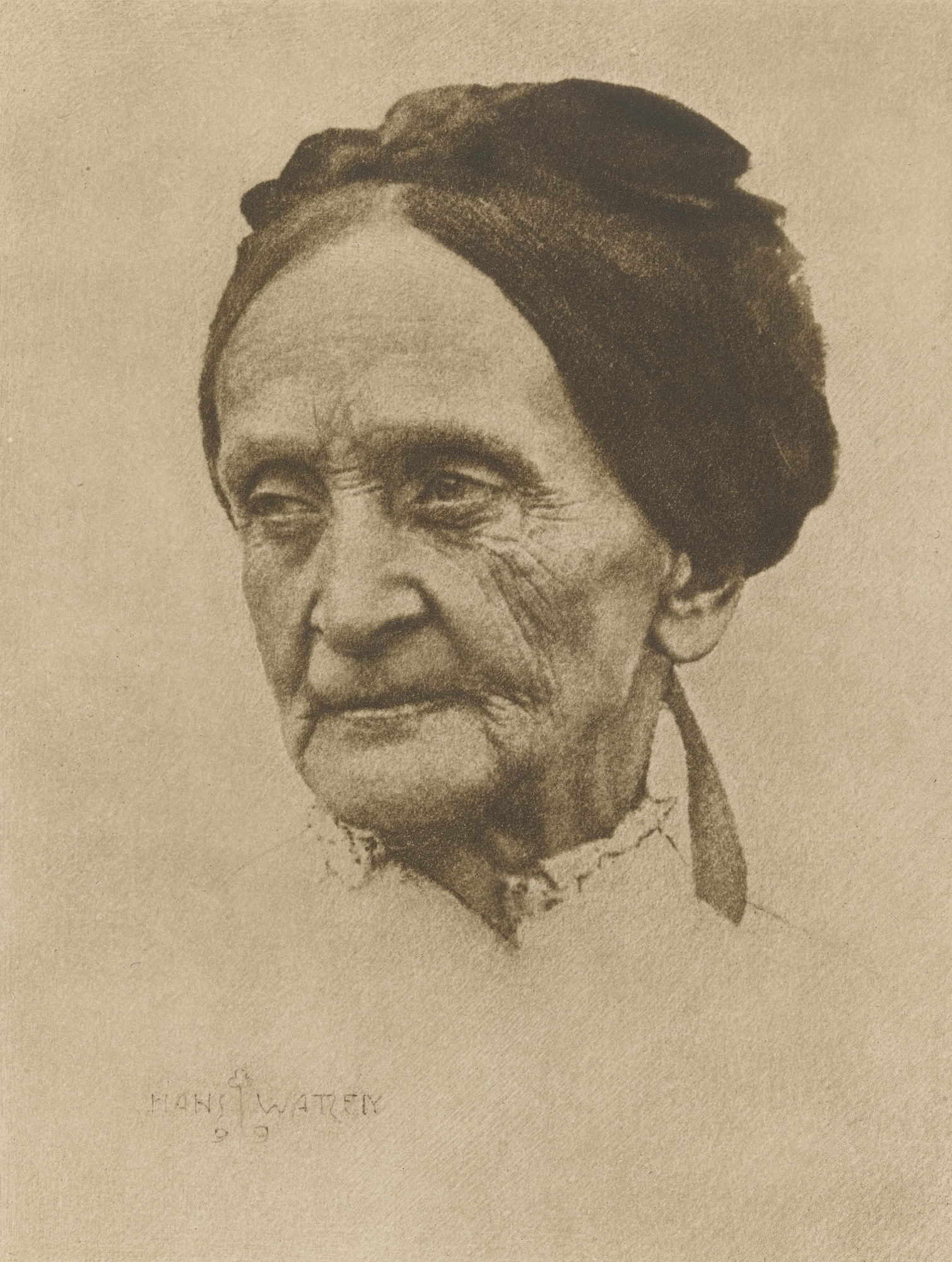 Hans Watzek. Portrait