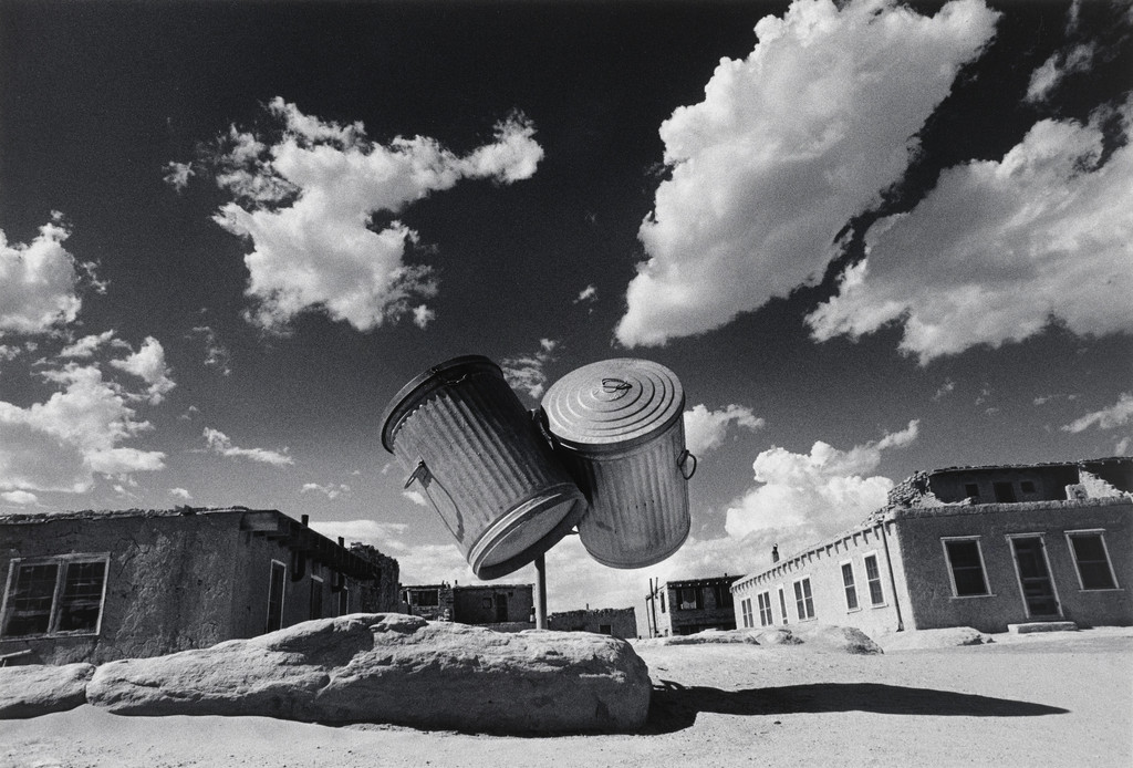 Two Garbage Cans, Indian Village, New Mexico