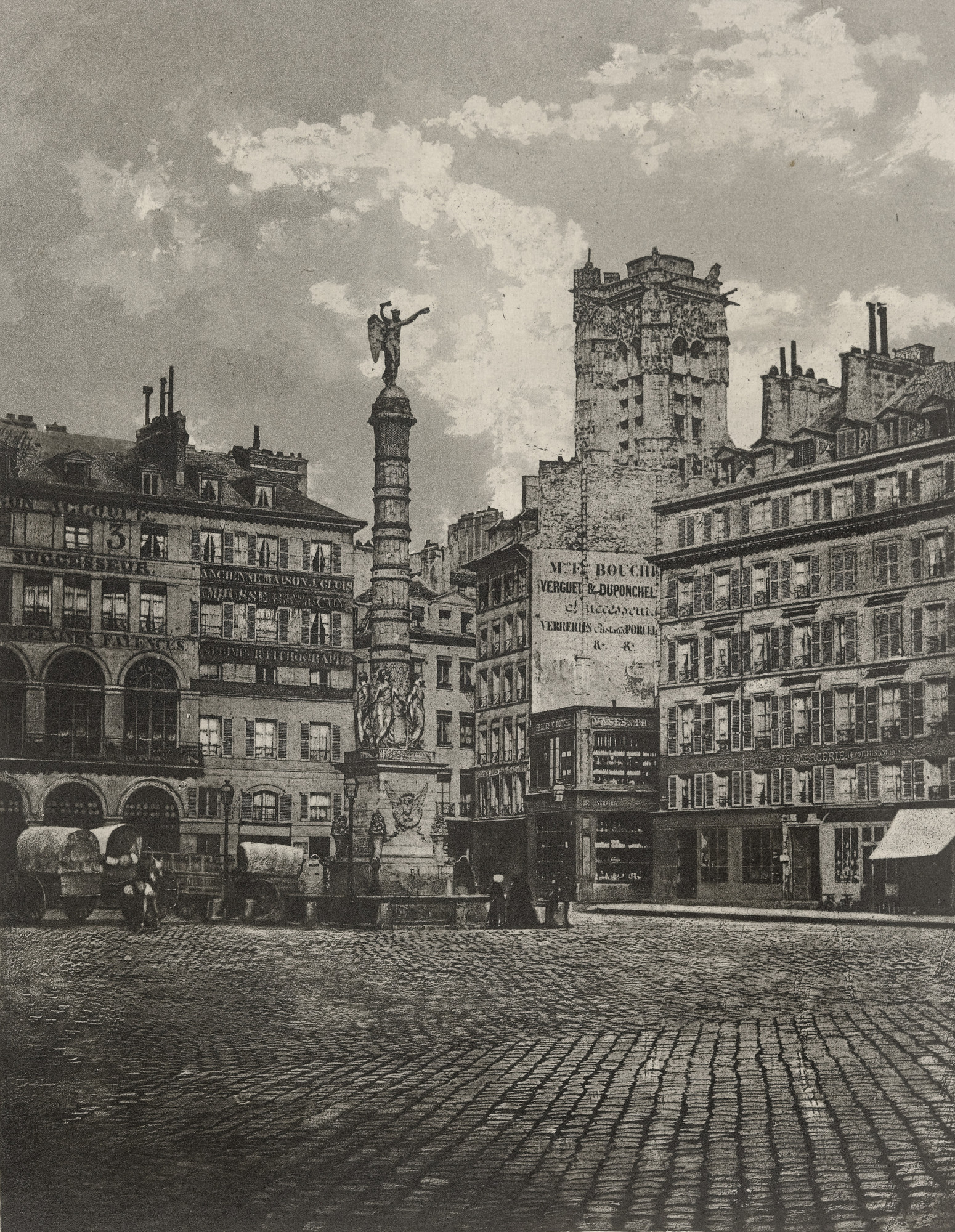 Charles Nègre. Place du Châtelet