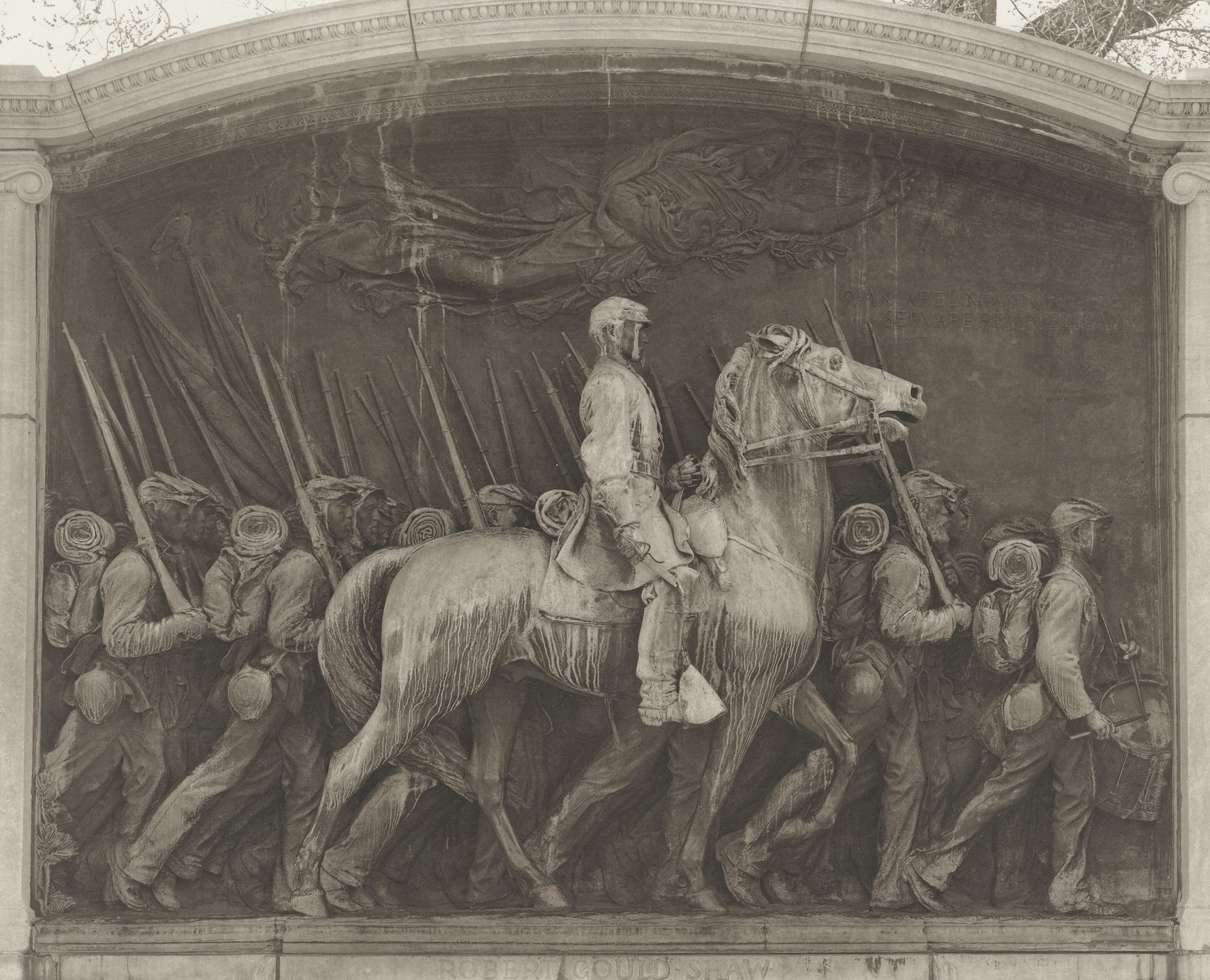 Richard Benson. Robert Gould Shaw Memorial by Augustus Saint Gaudens. c. 1973