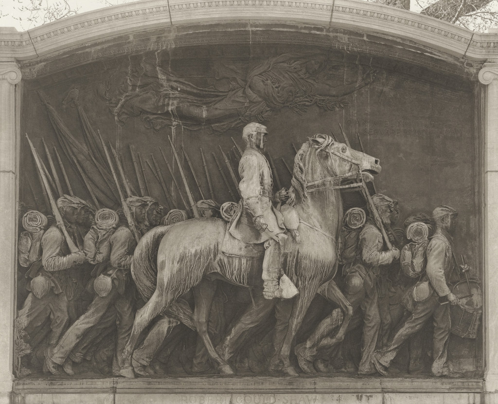 Robert Gould Shaw Memorial by Augustus Saint Gaudens, Richard Benson, c. 1973