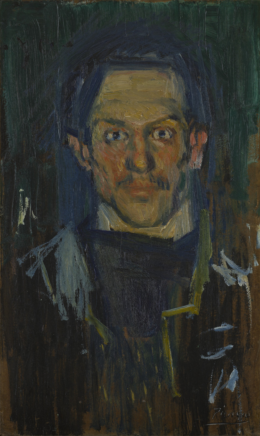 Pablo Picasso. Self Portrait (Yo). 1901