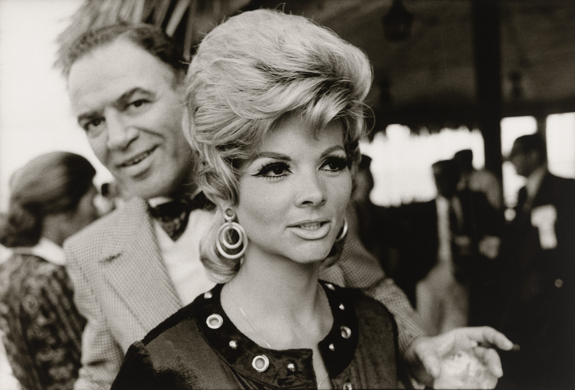 Rosalind Fox Solomon. Leonard Farber and Miss Universe, Convention of the International Council of Shopping Centers, Miami Beach, Florida. 1972