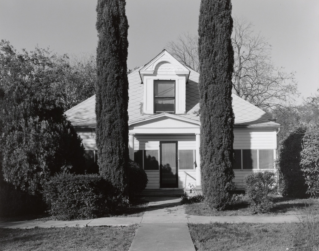 House and Cypress Trees, Hillsboro, Texas
