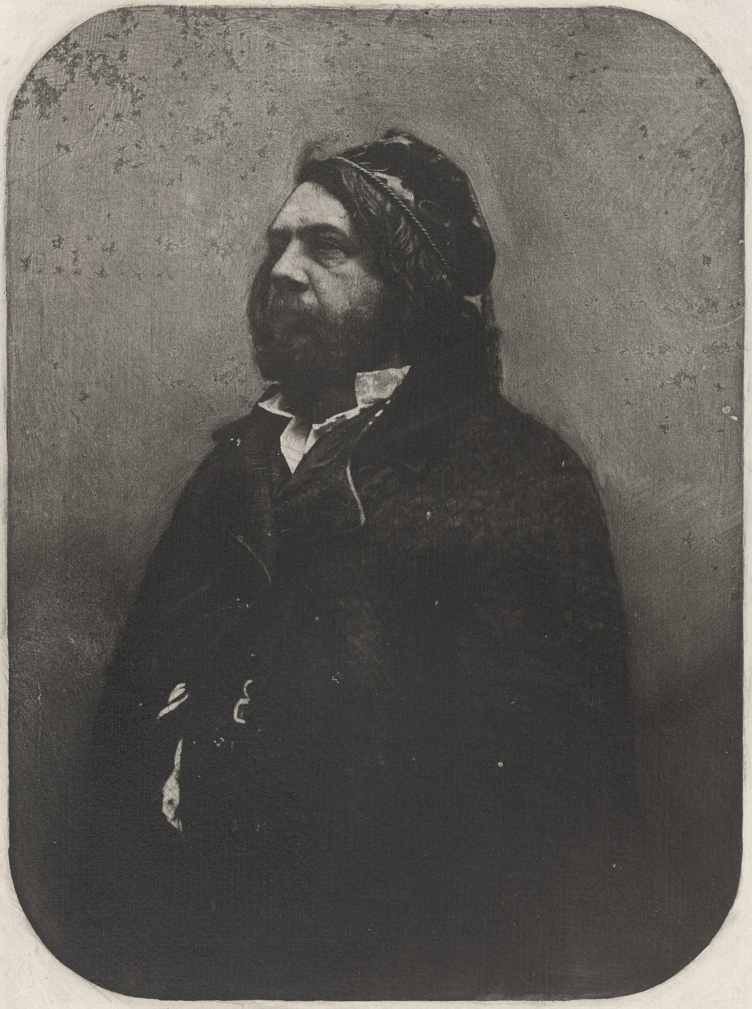 Charles Nègre. Portrait of Théophile Gautier, after Nadar