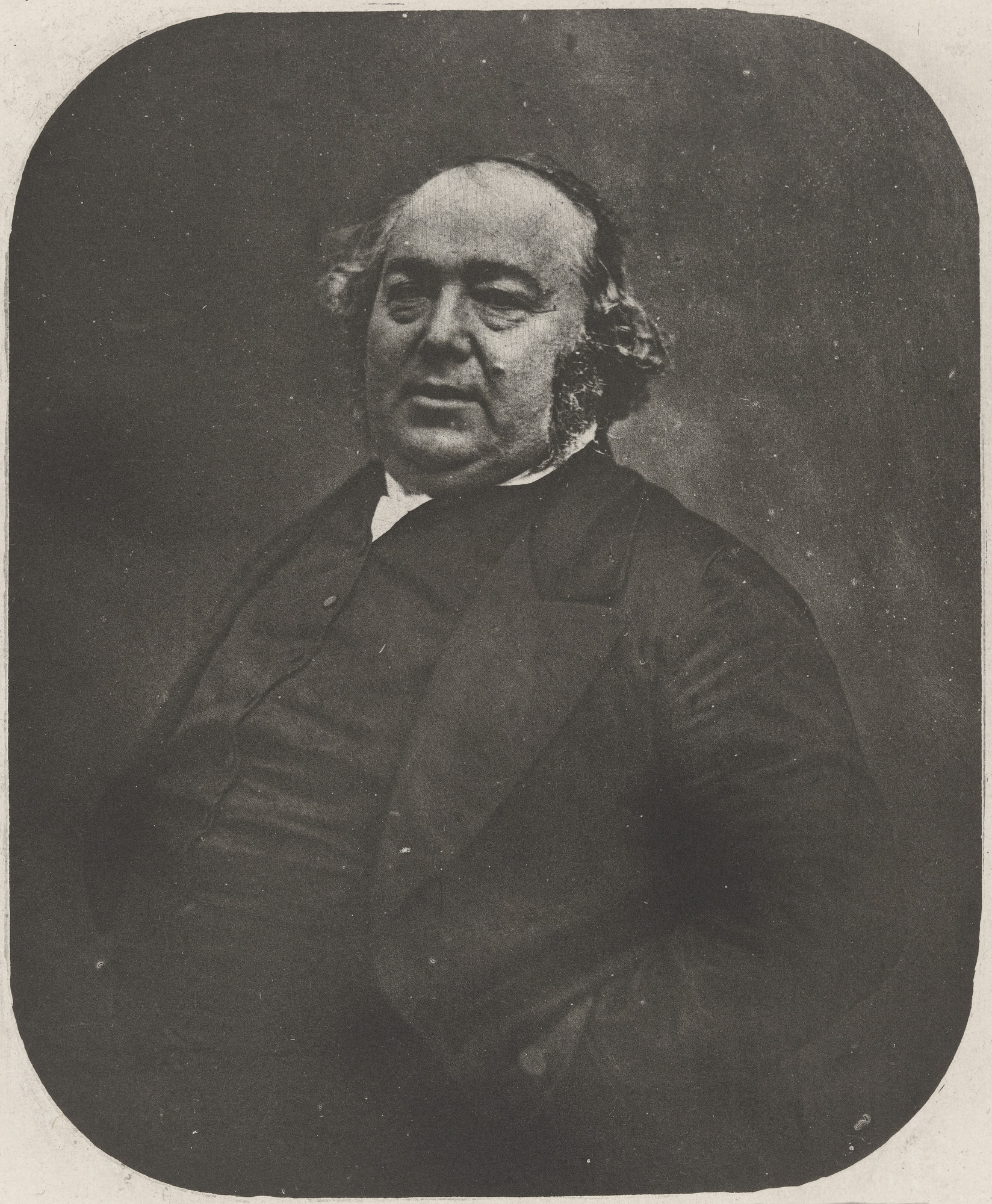 Charles Nègre. Portrait of Jules Janin, after Nadar