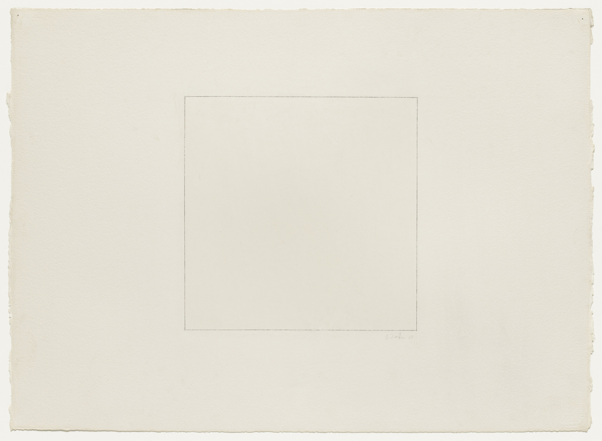 Brice Marden. Untitled. 1969
