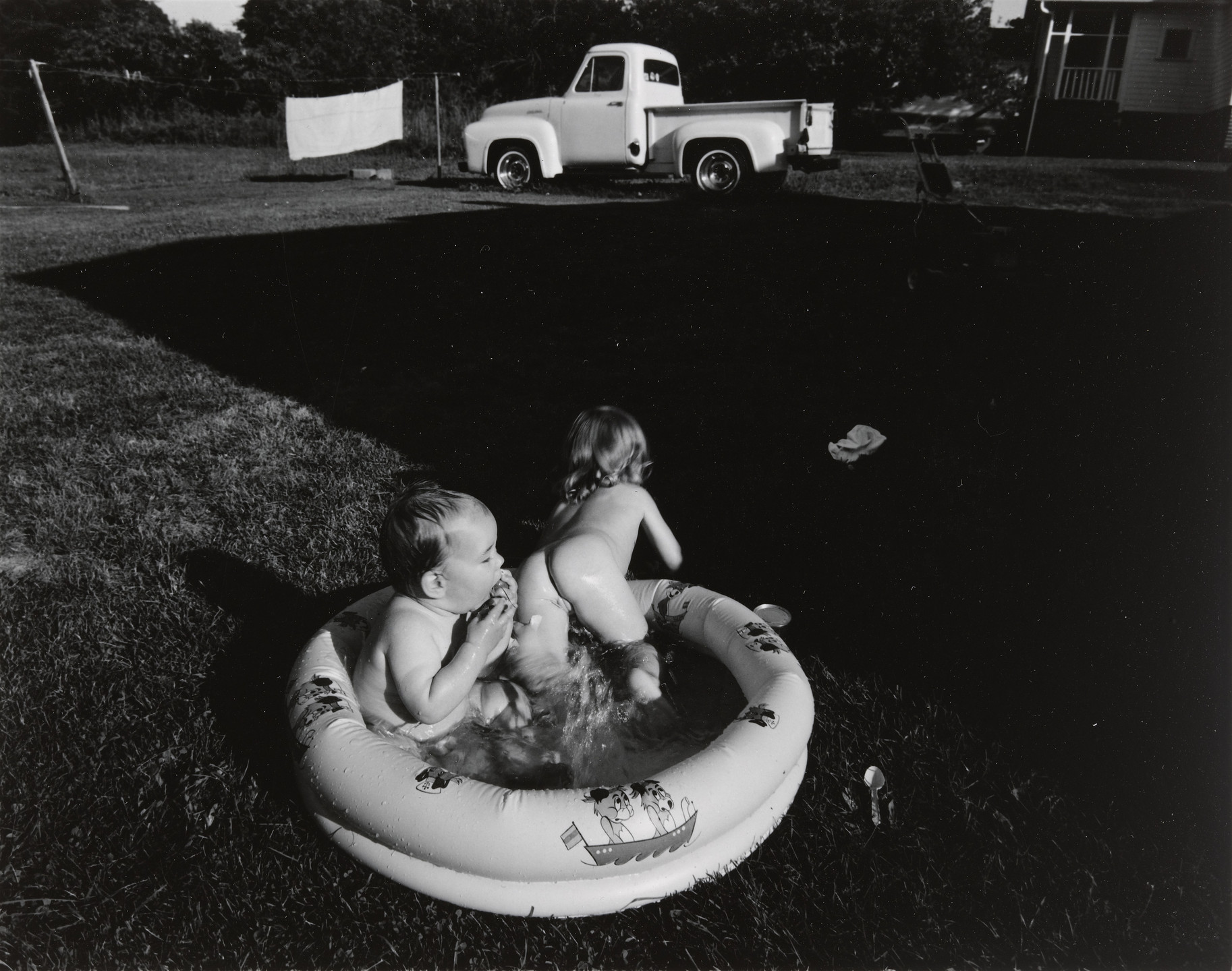 Emmet Gowin. Elijah and Donna Jo, Danville. 1968