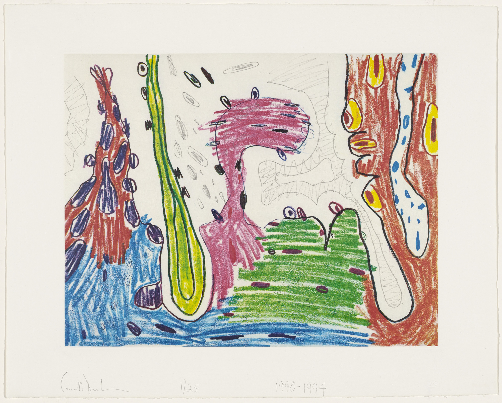 Carroll Dunham. Epsilon from Seven Places