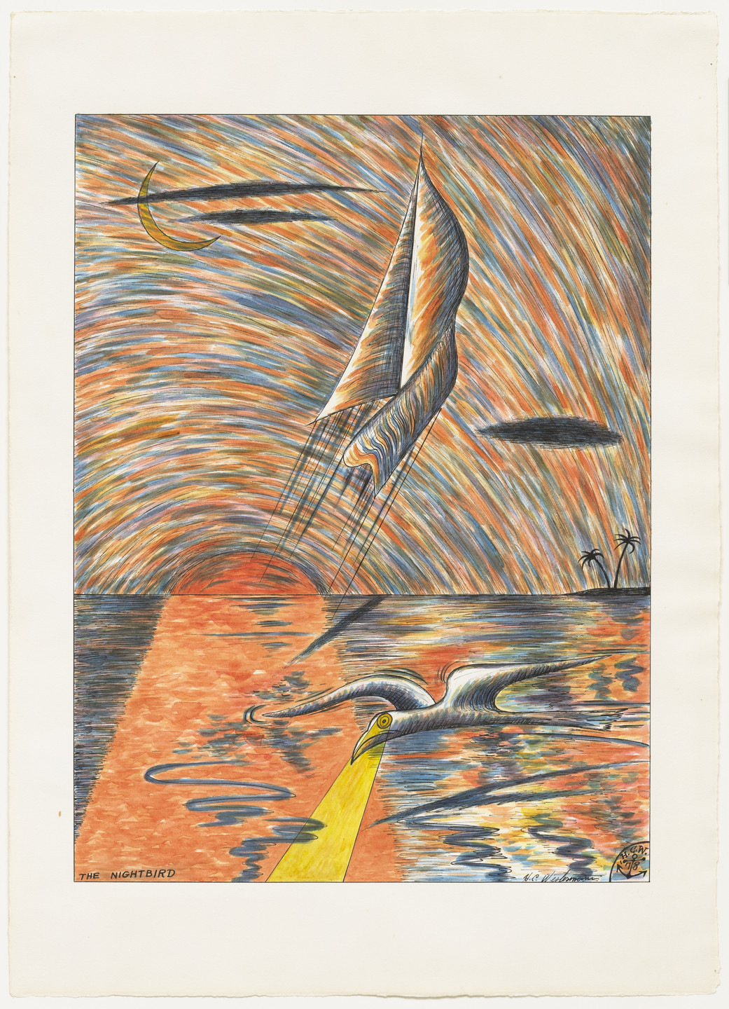 H. C. Westermann. The Nightbird. 1978