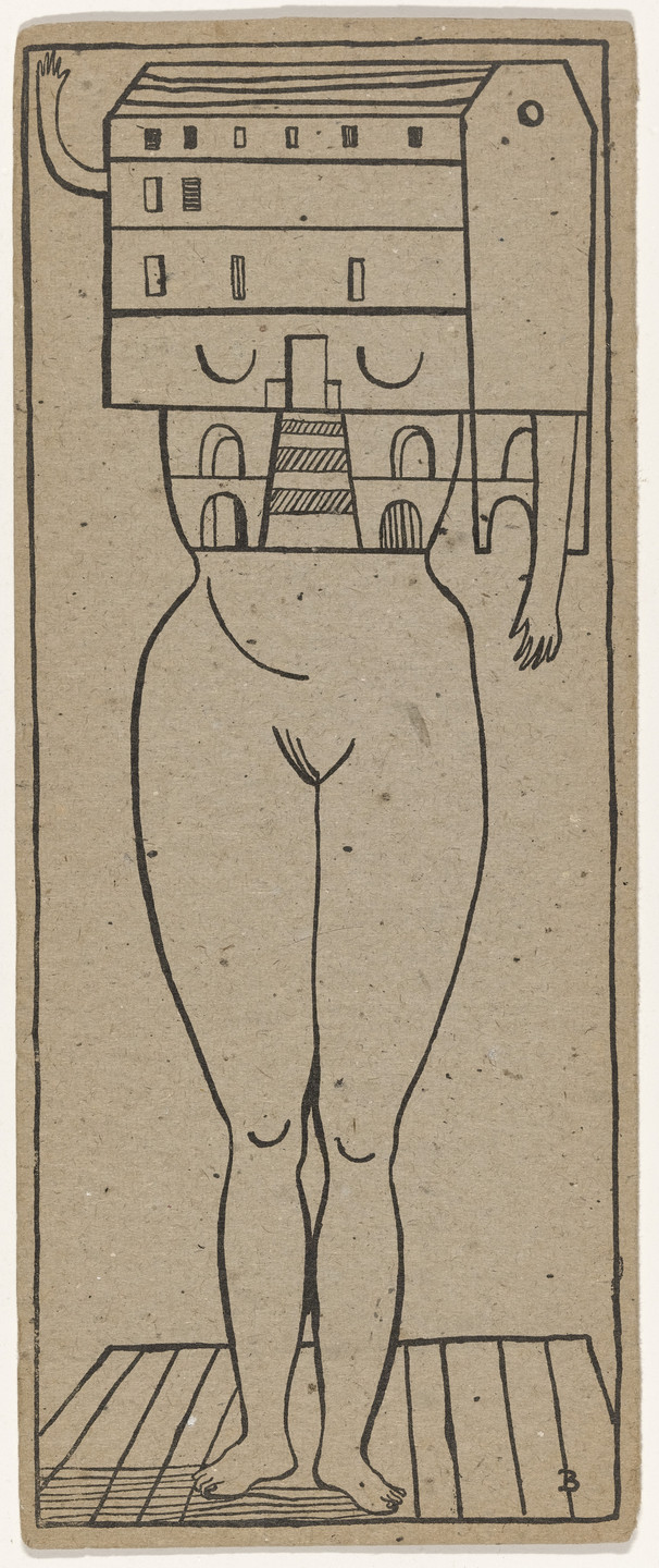 Louise Bourgeois. Femme Maison. 1947