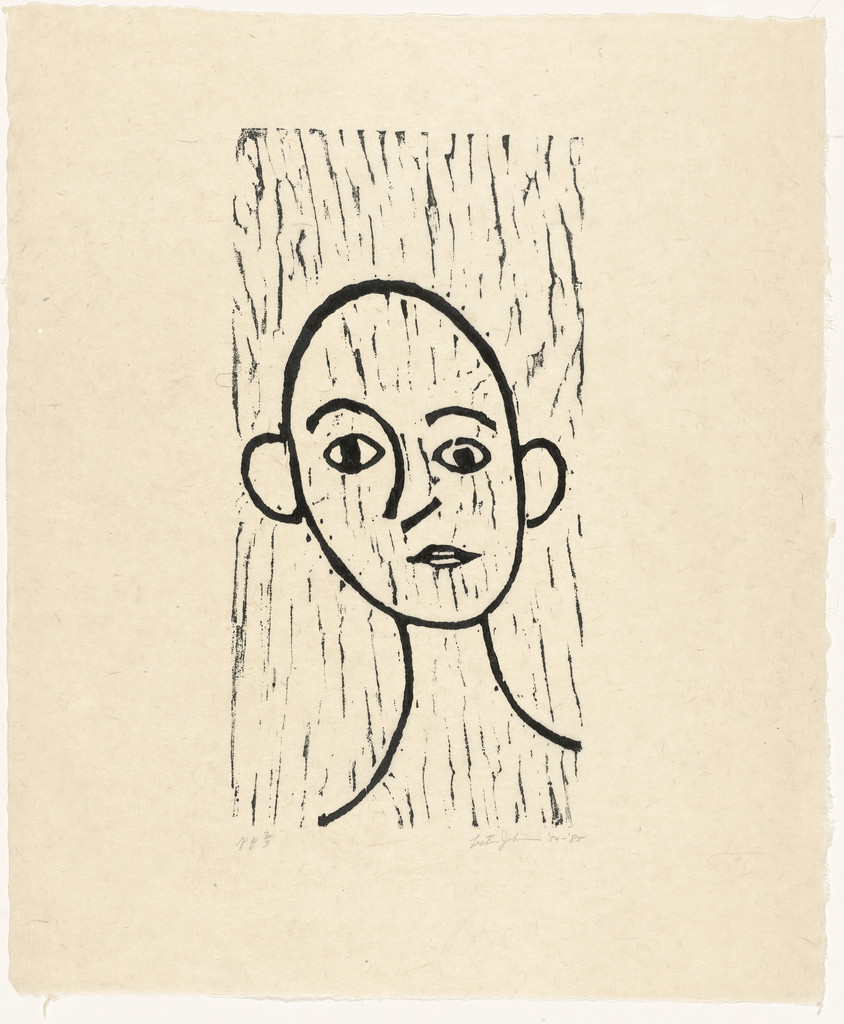 Untitled from the portfolio Man in Woodcut, 1953-1957, Lester F. Johnson, 1954–85