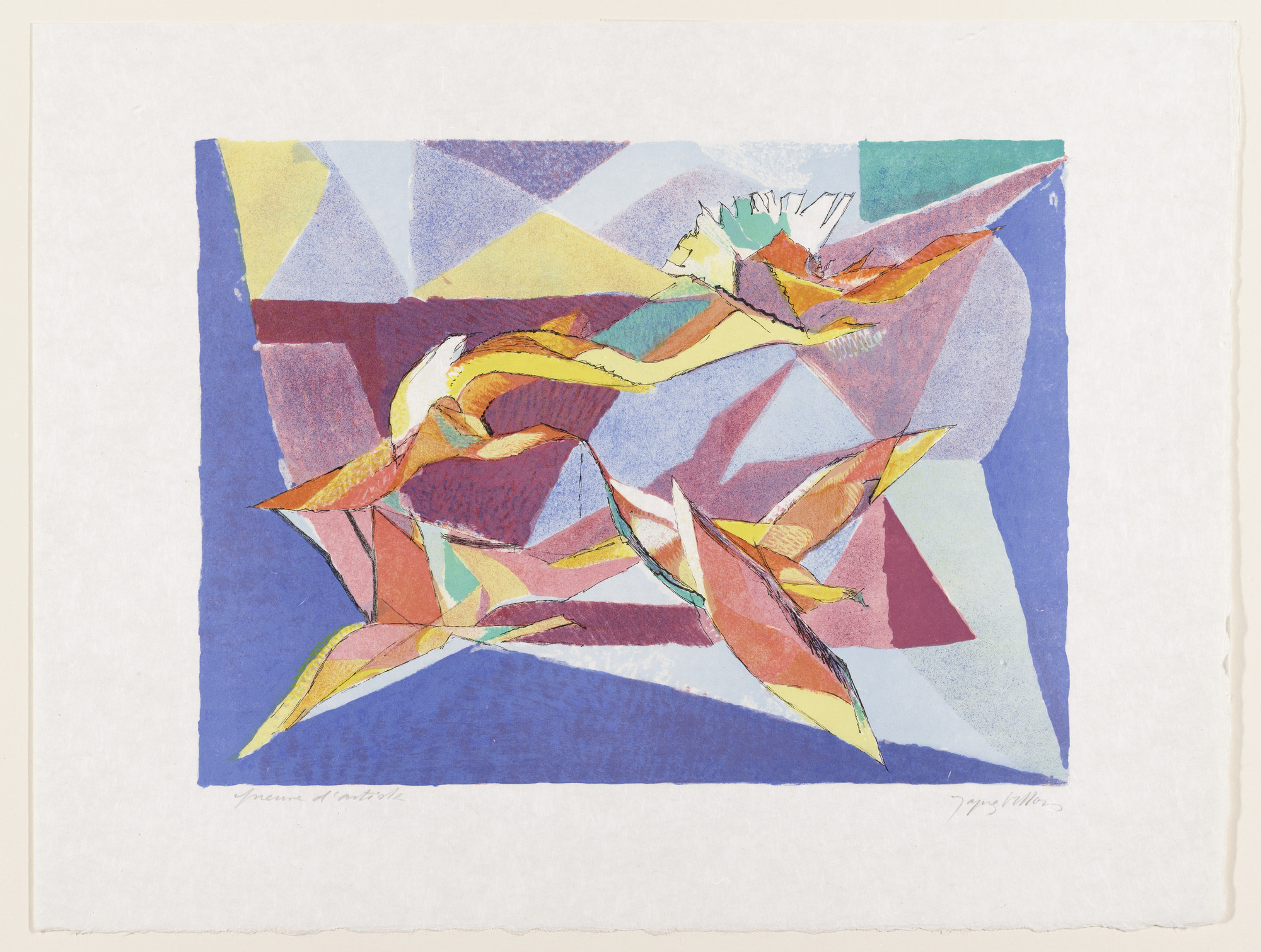 Jacques Villon. Birds in Flight