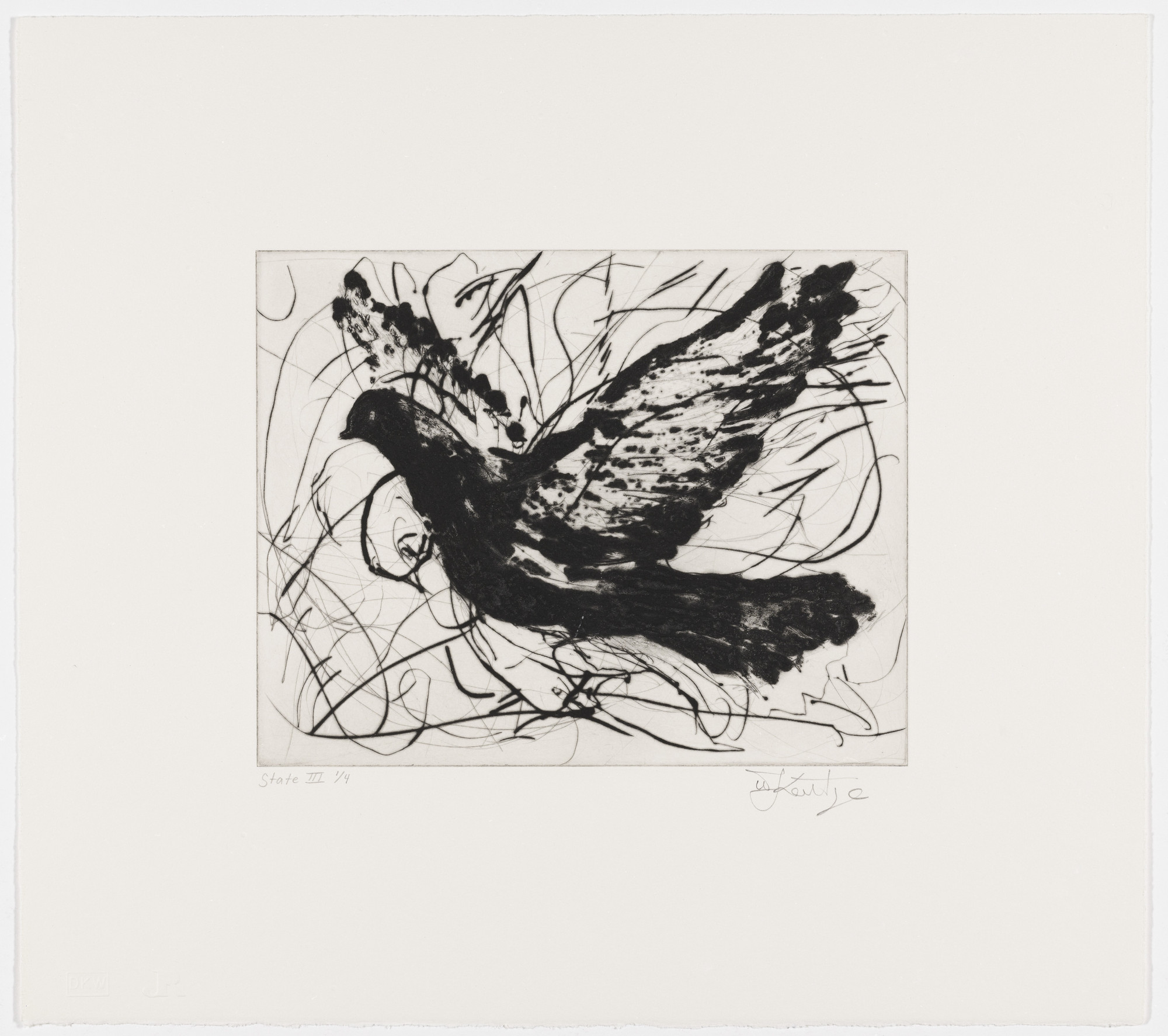 William Kentridge. Magic Flute: Dove, state III. 2007 | MoMA