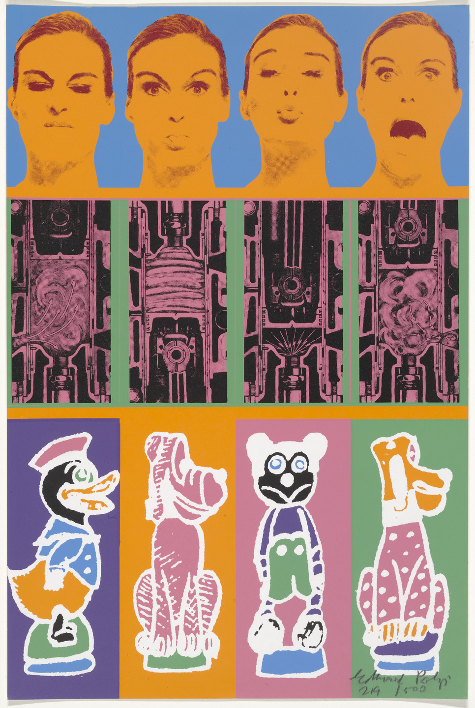 Eduardo Paolozzi. Secrets of the Internal Combustion Engine from Moonstrips Empire News. 1967