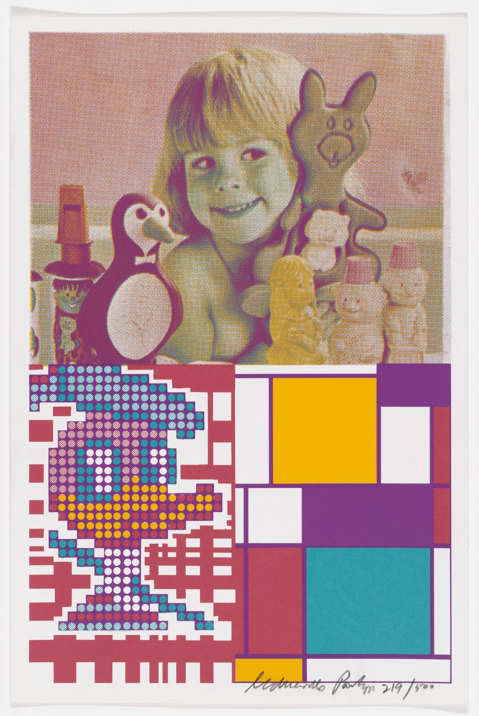 Eduardo Paolozzi. Donald Duck Meets Mondrian from Moonstrips Empire News. 1967