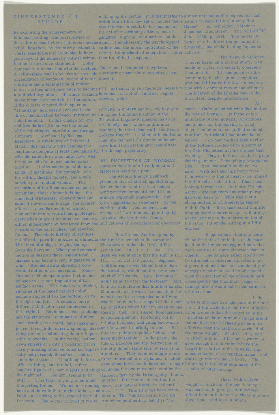 Eduardo Paolozzi. Untitled from Moonstrips Empire News. 1967