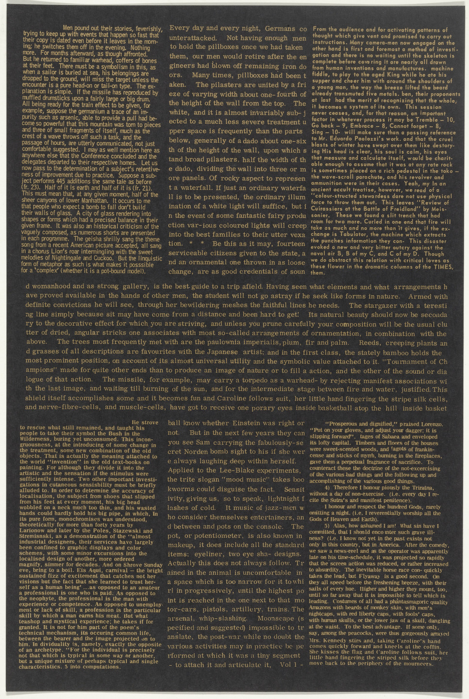 Eduardo Paolozzi. Untitled from Moonstrips Empire News. 1967