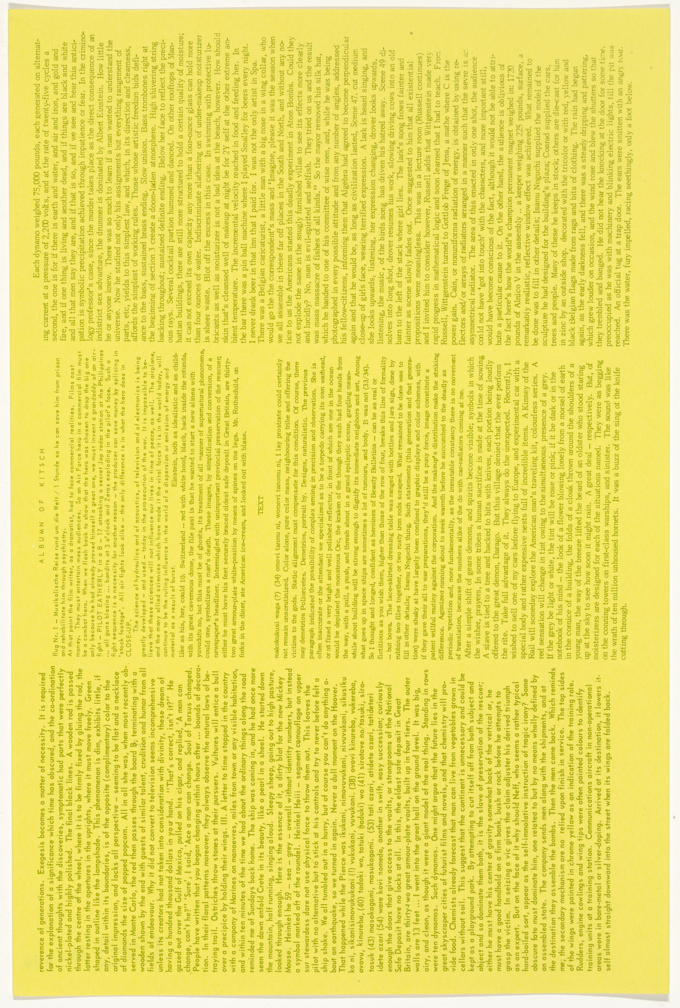 Eduardo Paolozzi. Untitled from Moonstrips Empire News