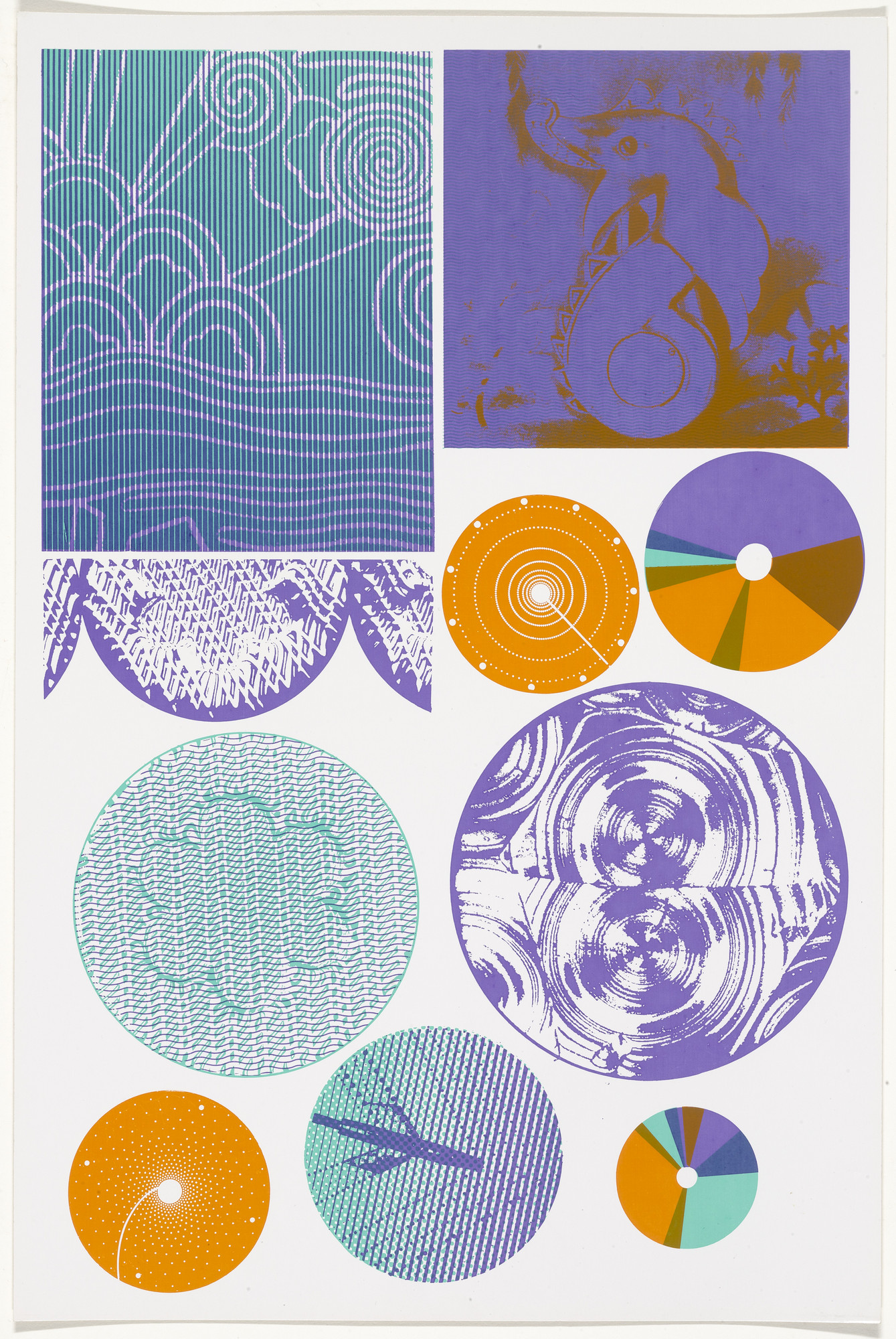 Eduardo Paolozzi. Untitled from Moonstrips Empire News
