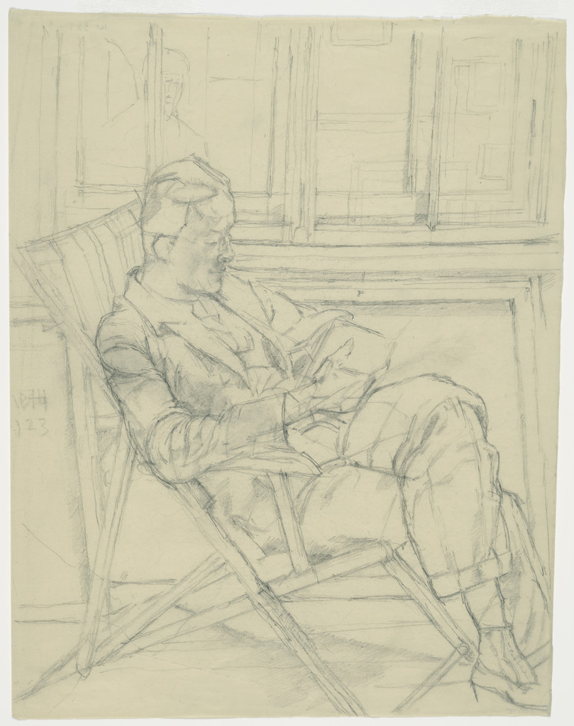 Man Reading a Book