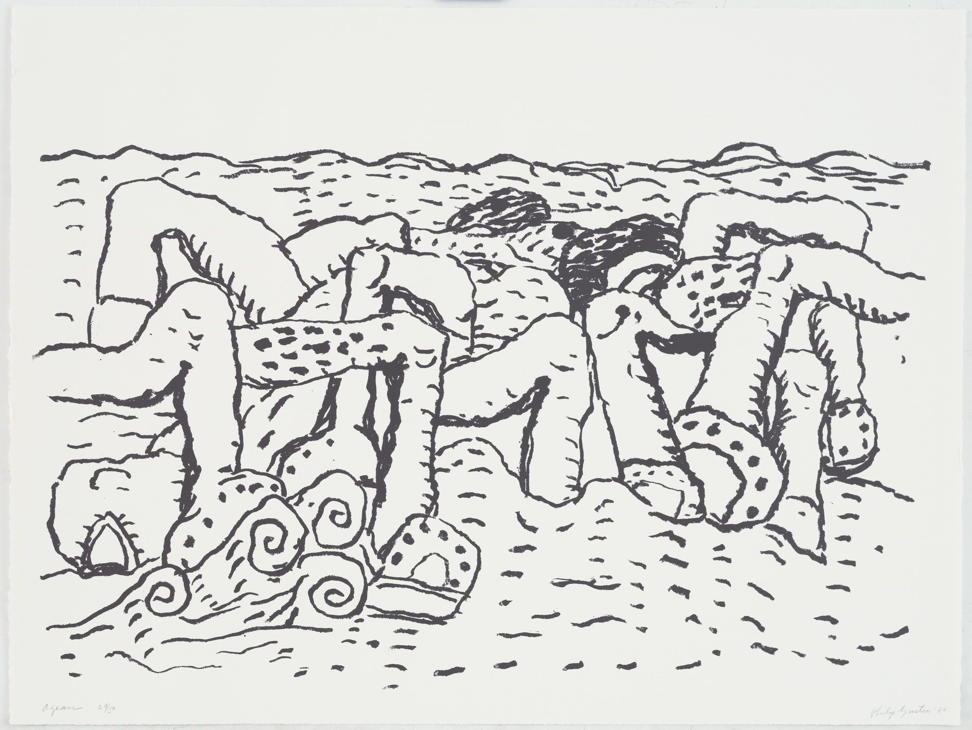 Philip Guston. Agean