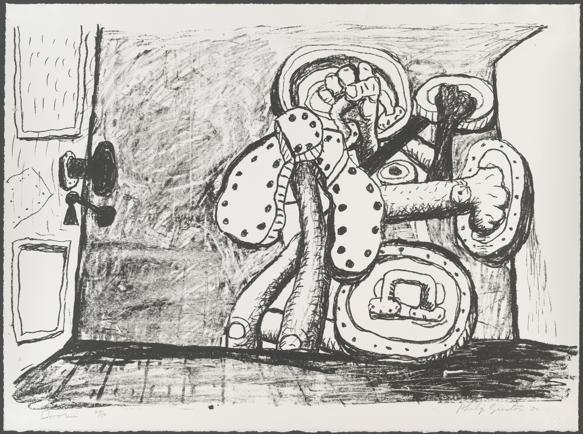 Philip Guston. Door