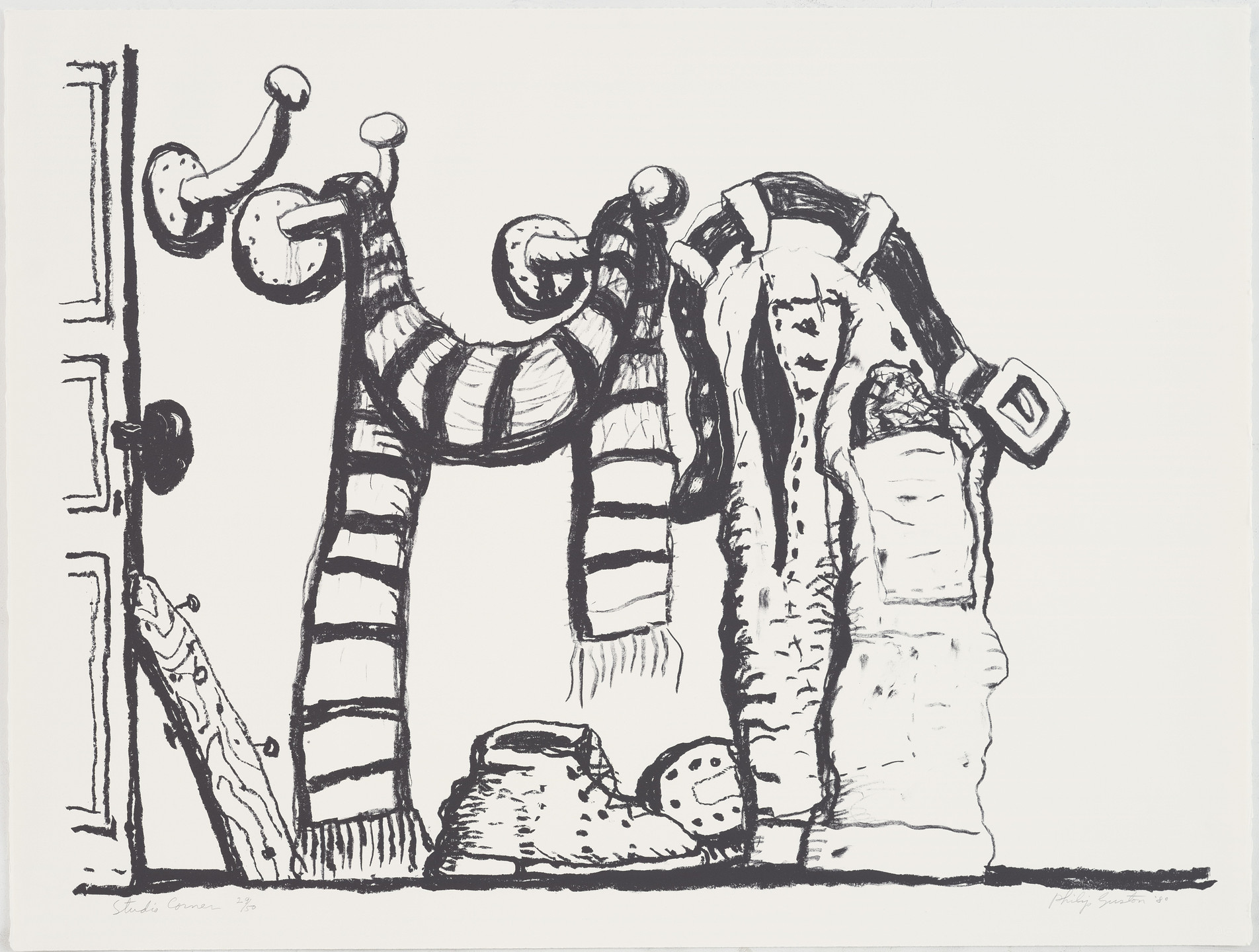 Philip Guston. Studio Corner. 1980, published 1981