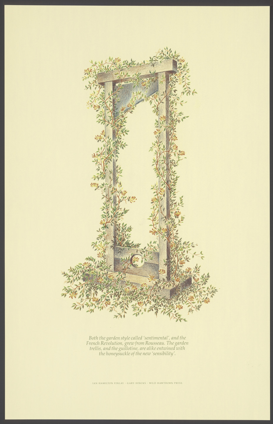 Ian Hamilton Finlay, Gary Hincks. Both the Garden Style. 1987