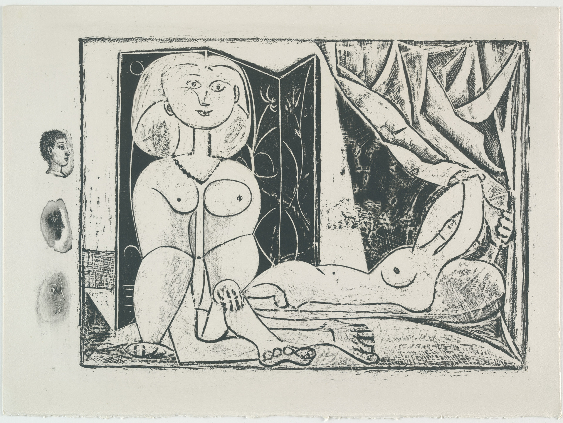 Pablo Picasso. Two Nude Women (Les Deux femmes nues). 1946