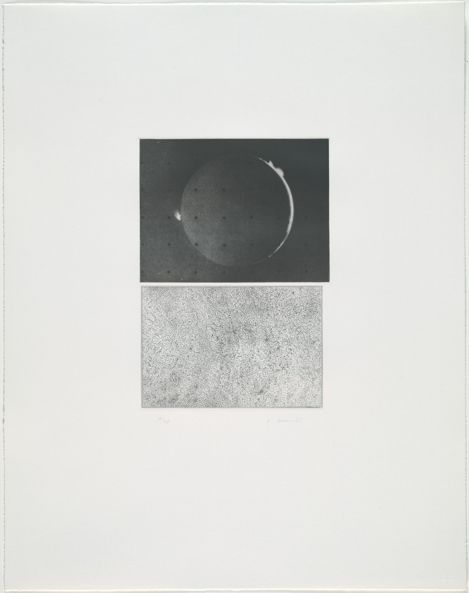Vija Celmins. Jupiter Moon - Constellation