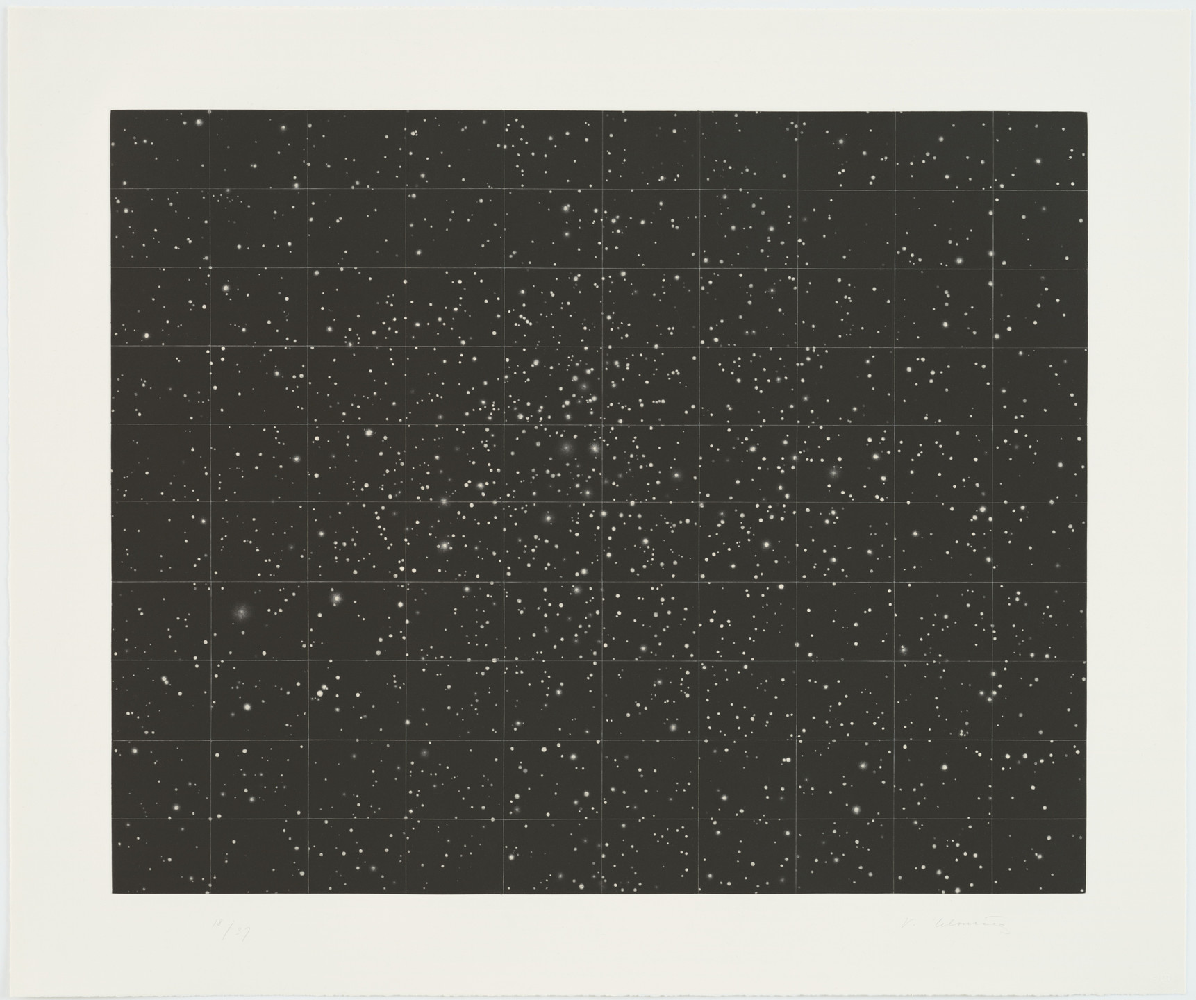 Vija Celmins. Strata. 1983
