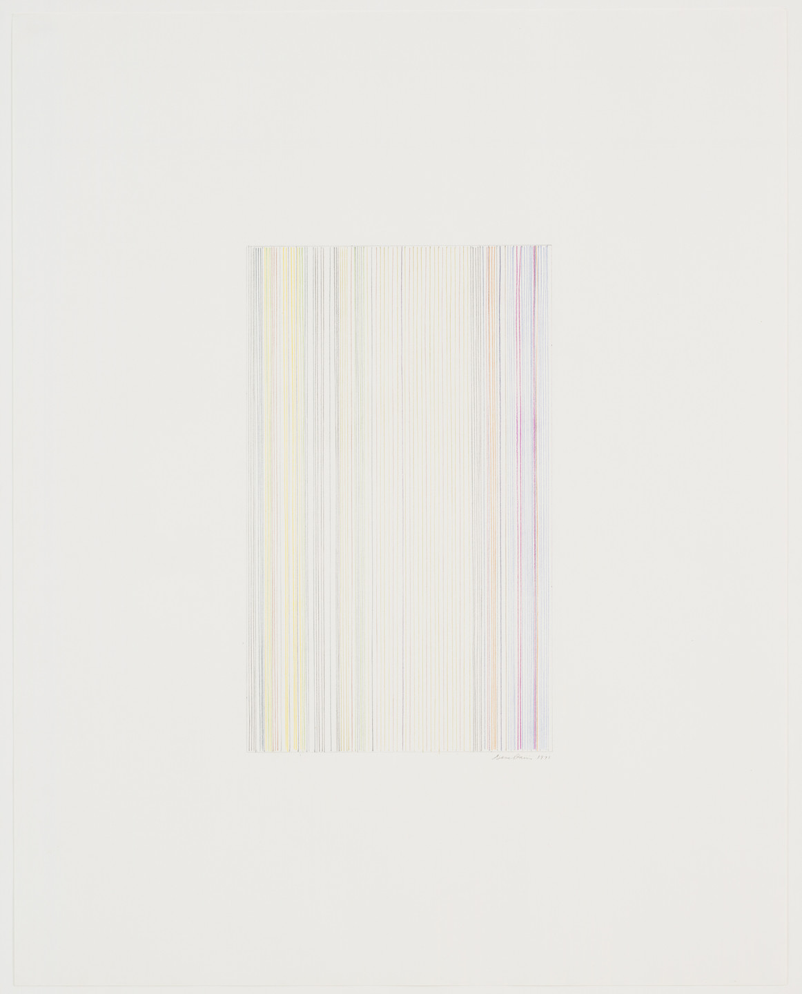 Gene Davis. Untitled. 1971
