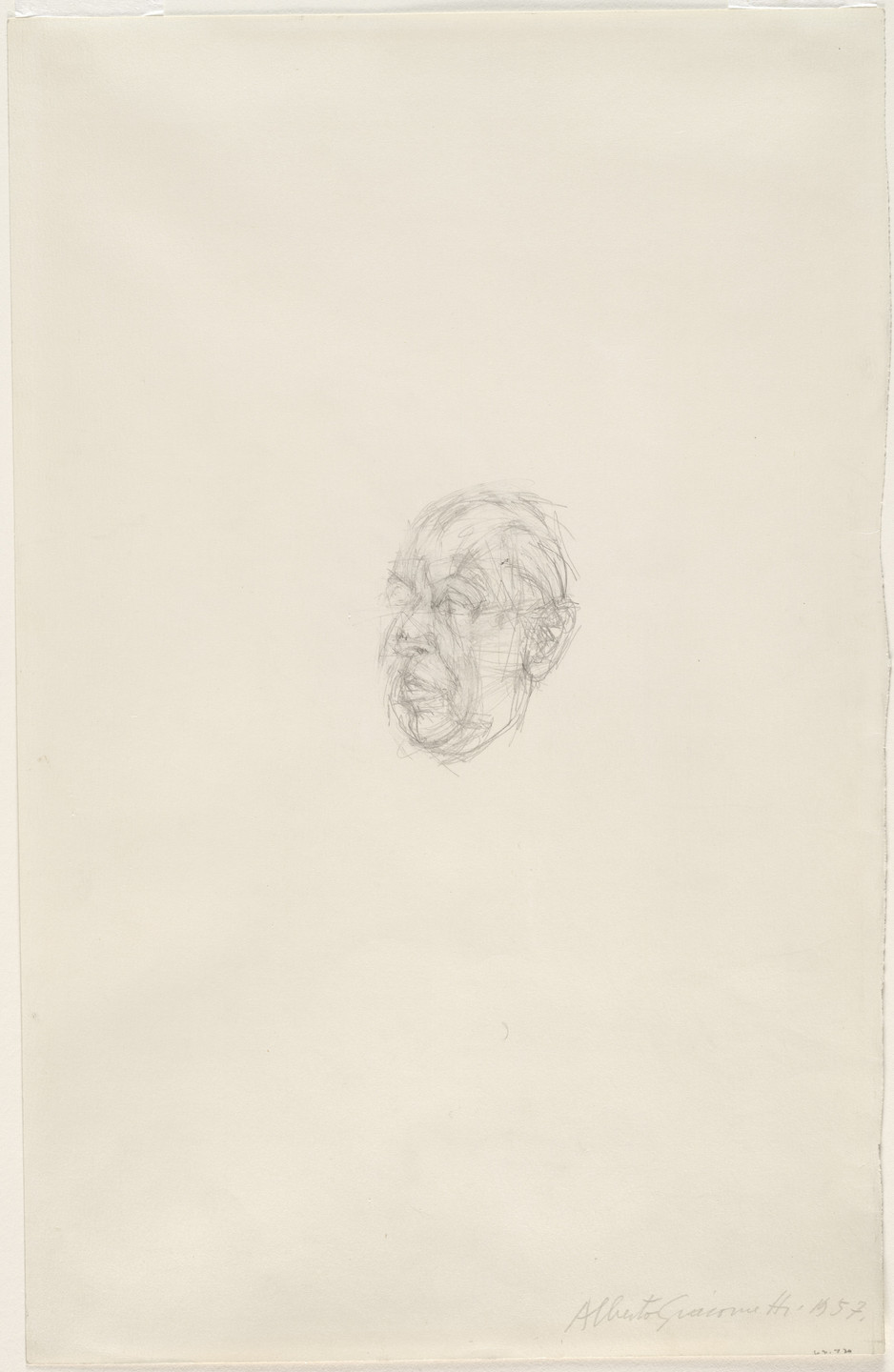 Alberto Giacometti. Igor Stravinsky. 1957