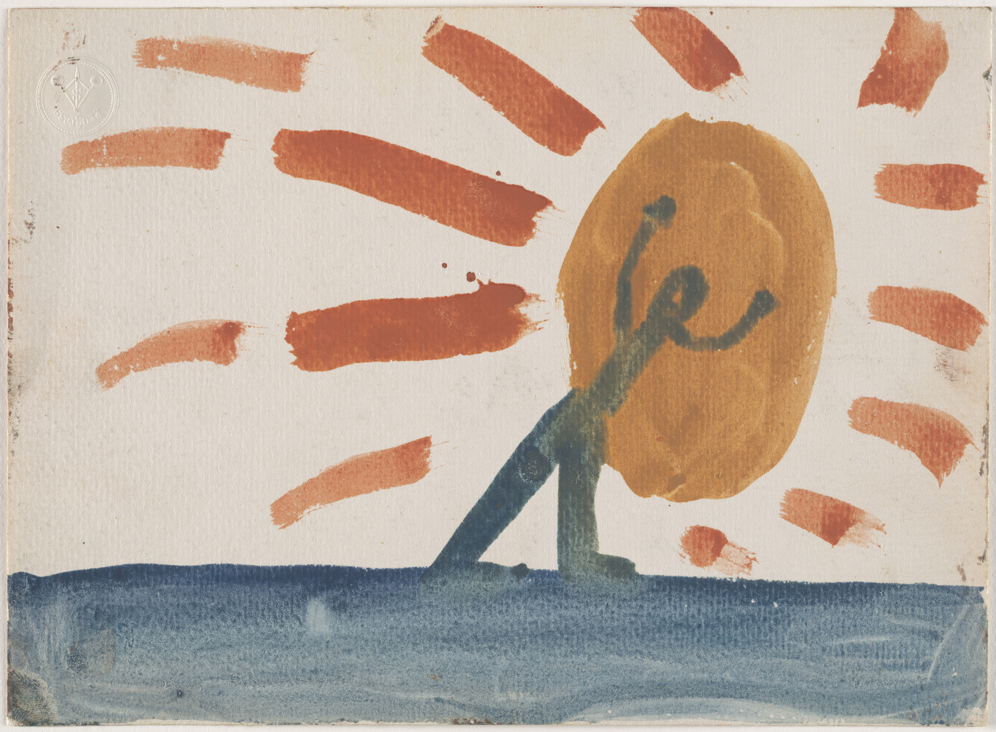 A.R. Penck (Ralf Winkler). Untitled. 1967