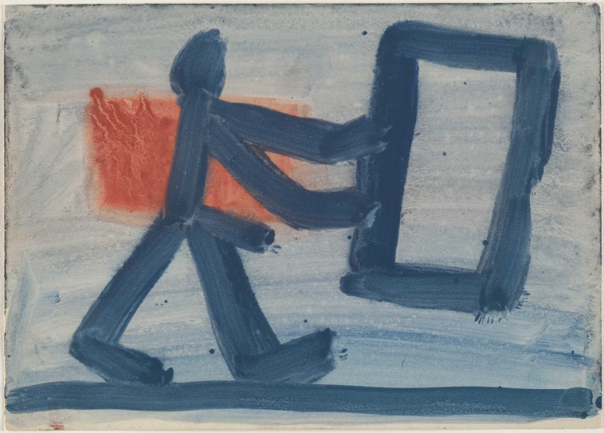 A.R. Penck (Ralf Winkler). Untitled. 1967