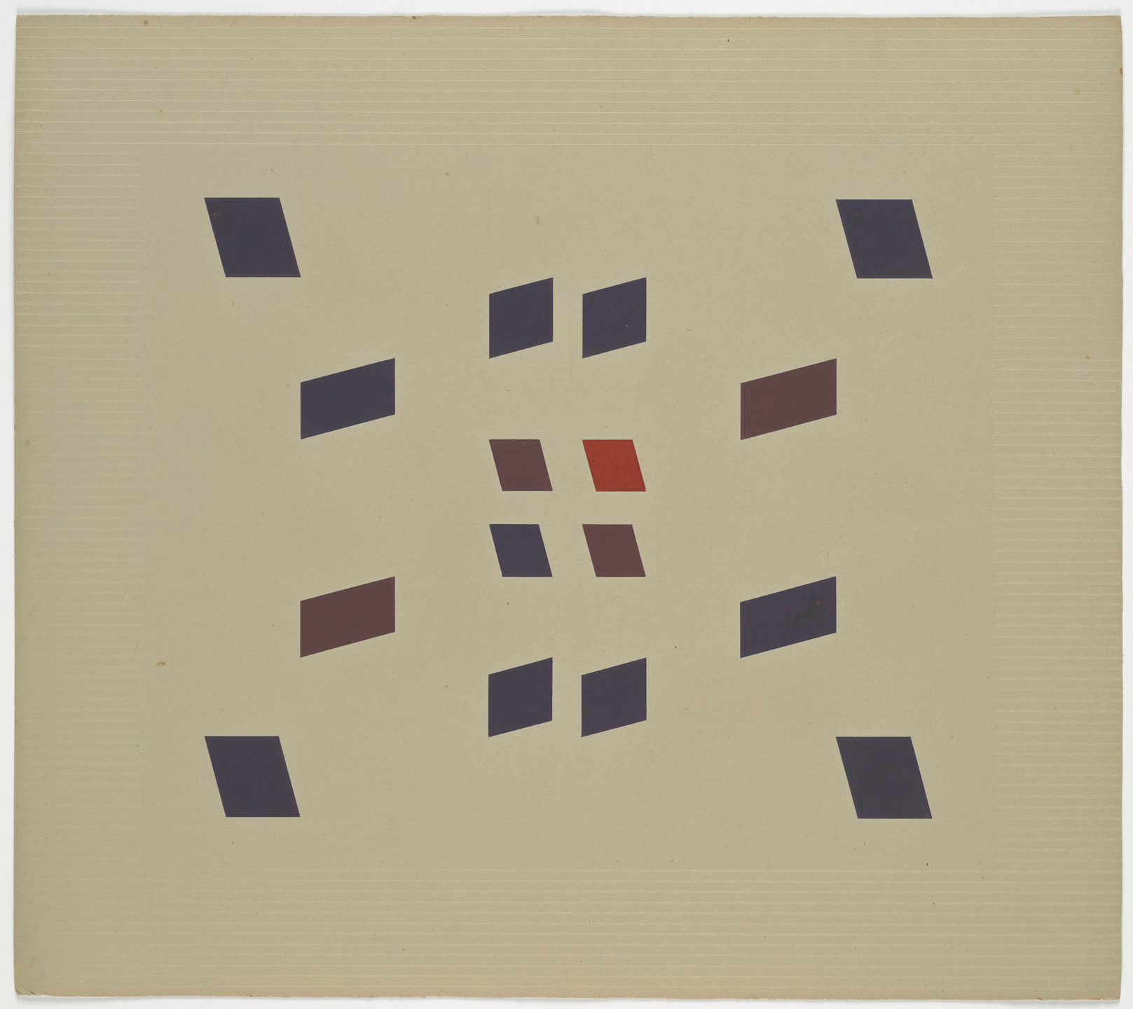 Hélio Oiticica. Metaesquema. 1956