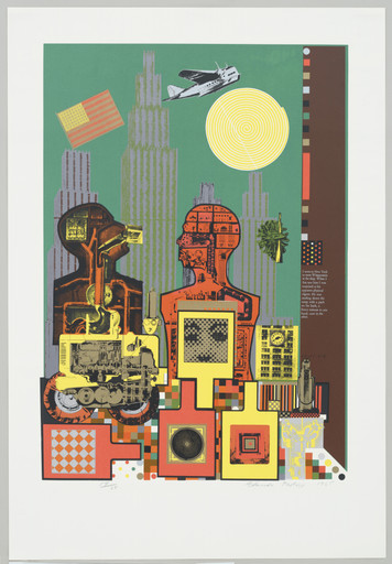 Eduardo Paolozzi. Wittgenstein in New York (plate, folio 9) from