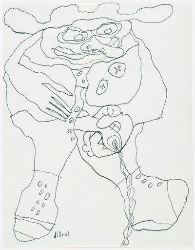 Jean Dubuffet. Pisseur à Droite X. 1961 | MoMA