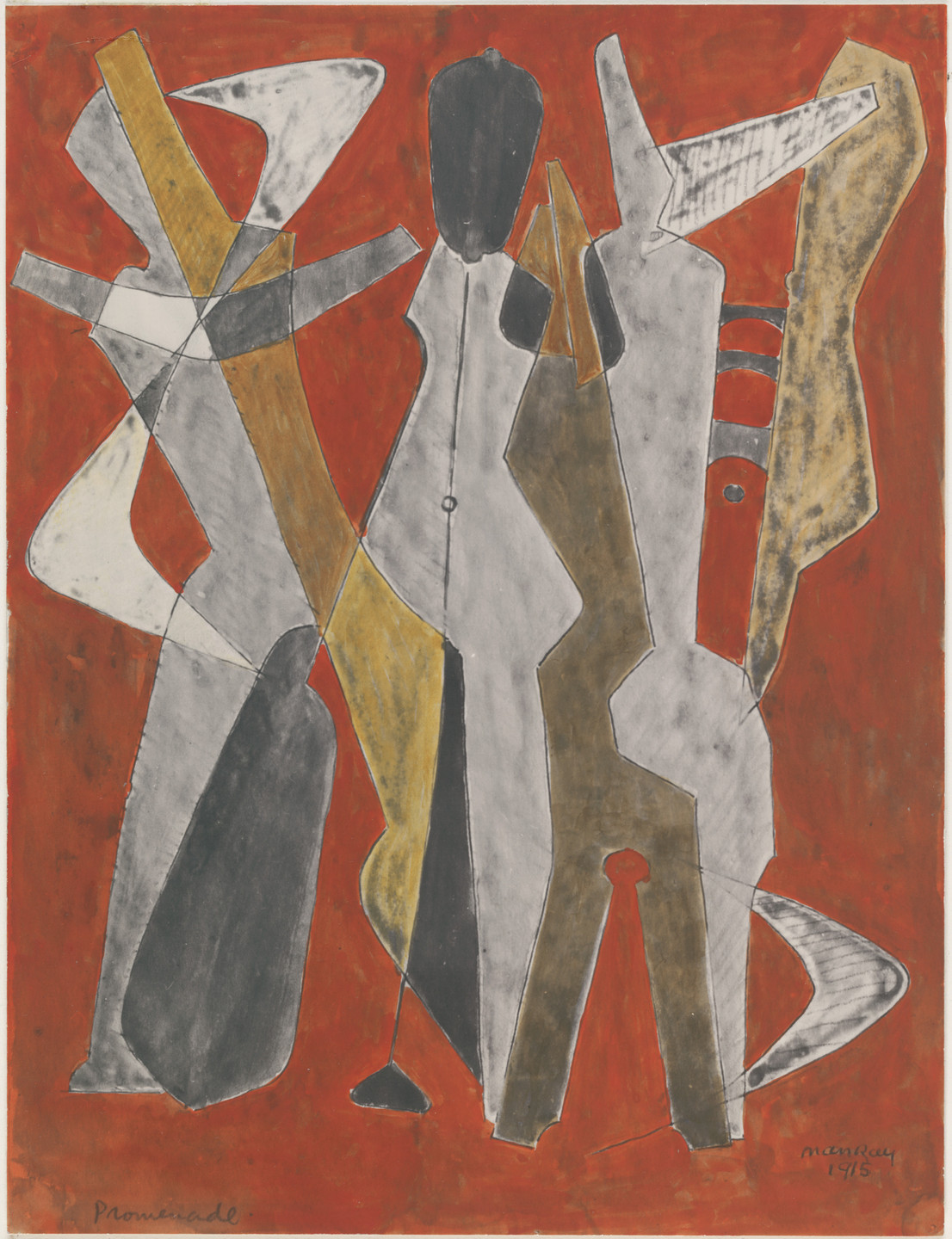 Man Ray (Emmanuel Radnitzky). Promenade. 1915/1945