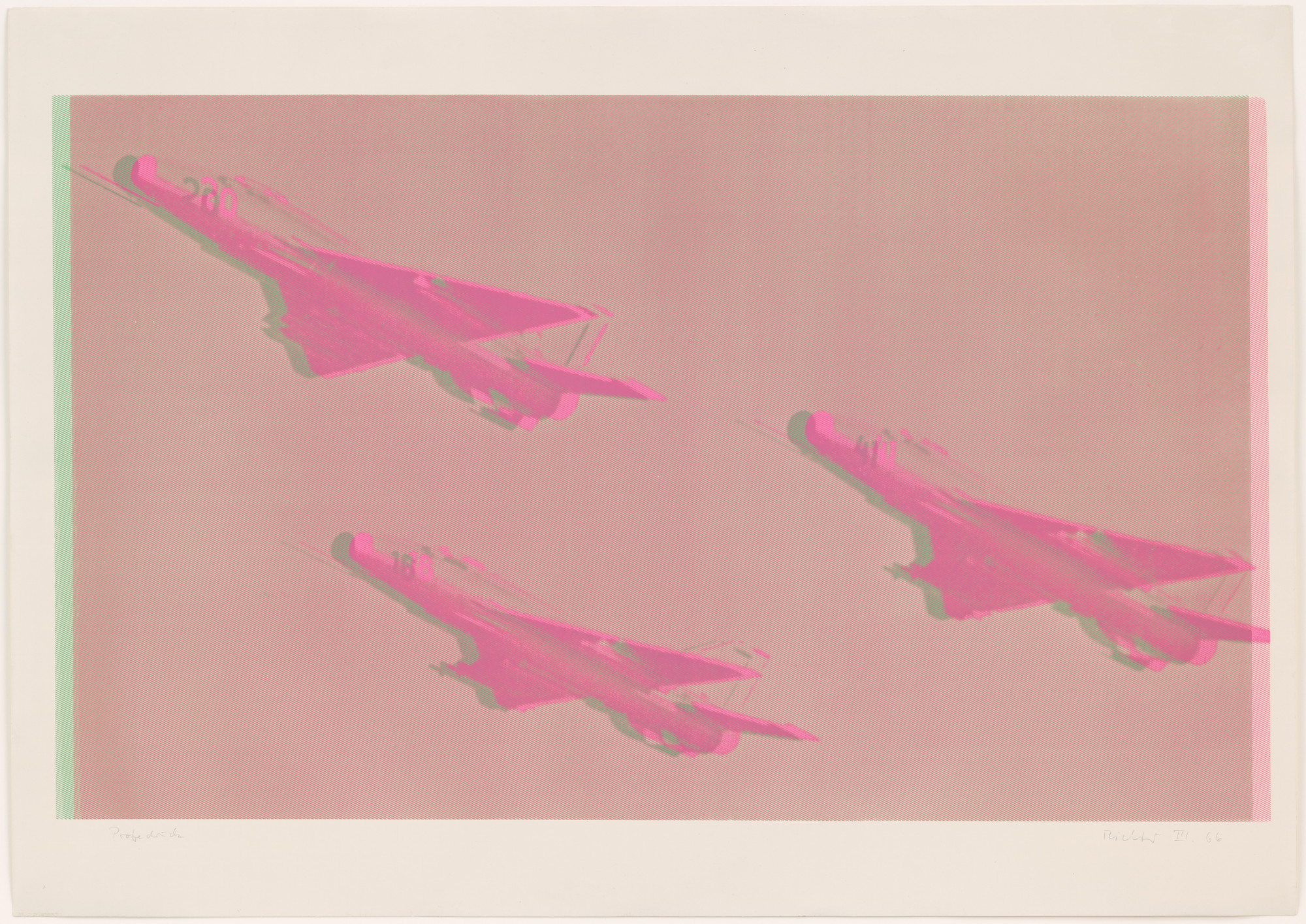 Gerhard Richter. Flugzeug II (Airplane II). 1966
