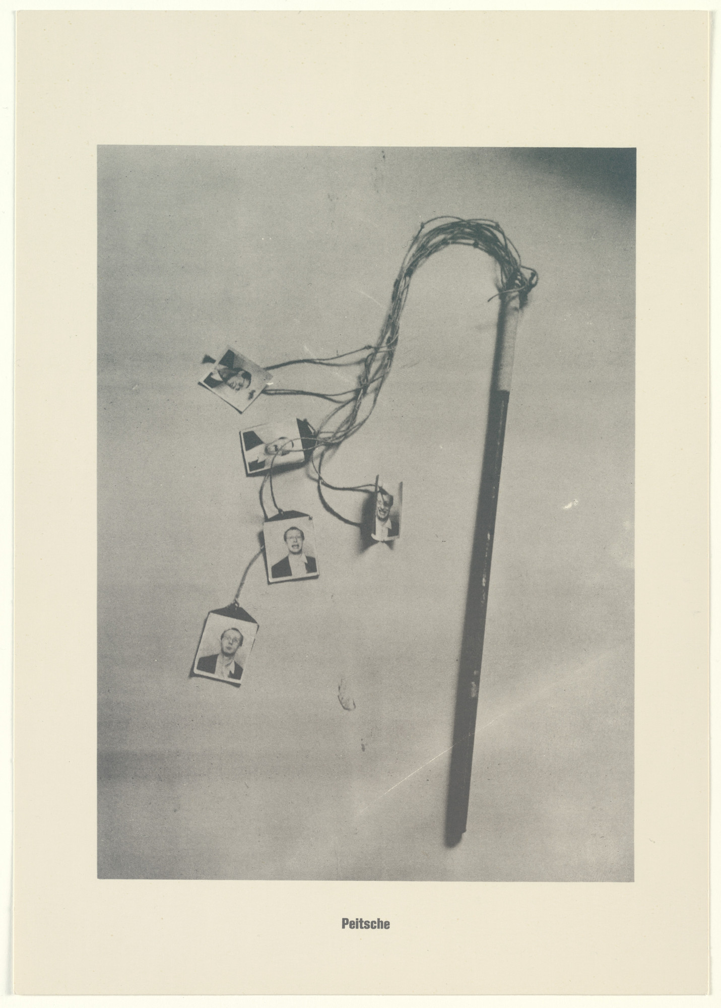 Sigmar Polke, Christof Kohlhöfer. Whip (Peitsche) from .....Higher Beings Ordain (.....Höhere Wesen befehlen)