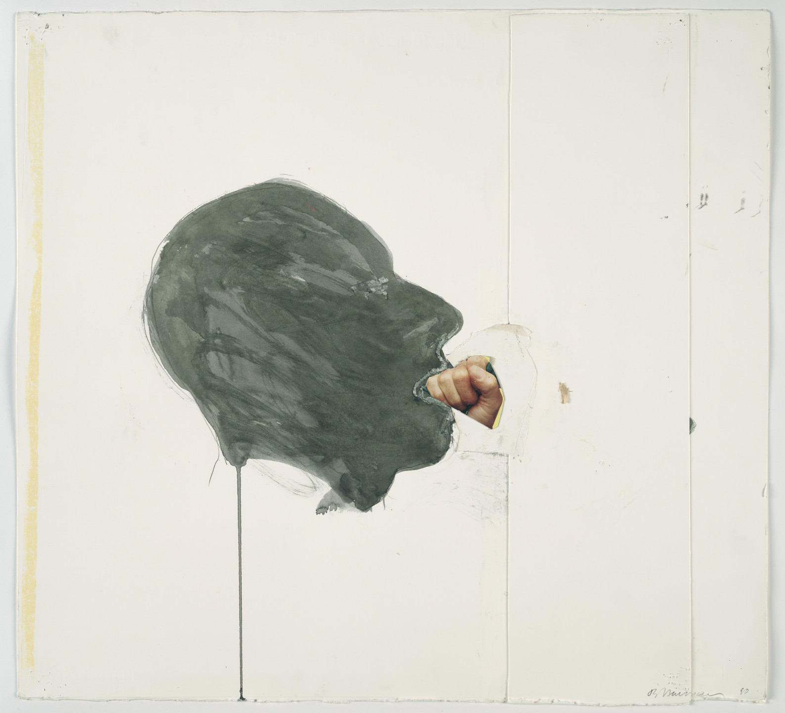Bruce Nauman. Fist in Mouth. 1990
