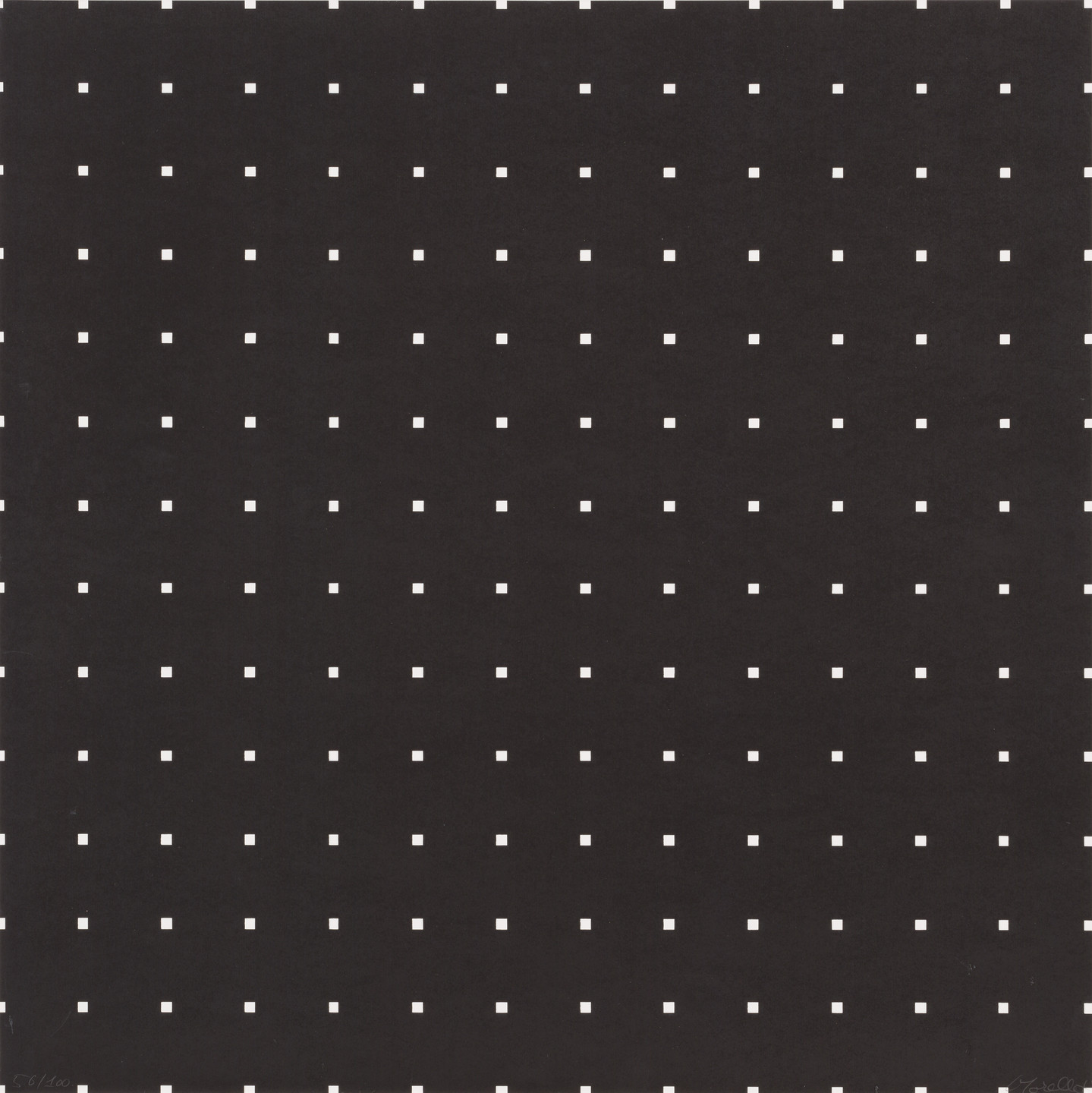 François Morellet. Untitled from 8 Trames 0°90° (8 Wefts 0°90°). (1974)