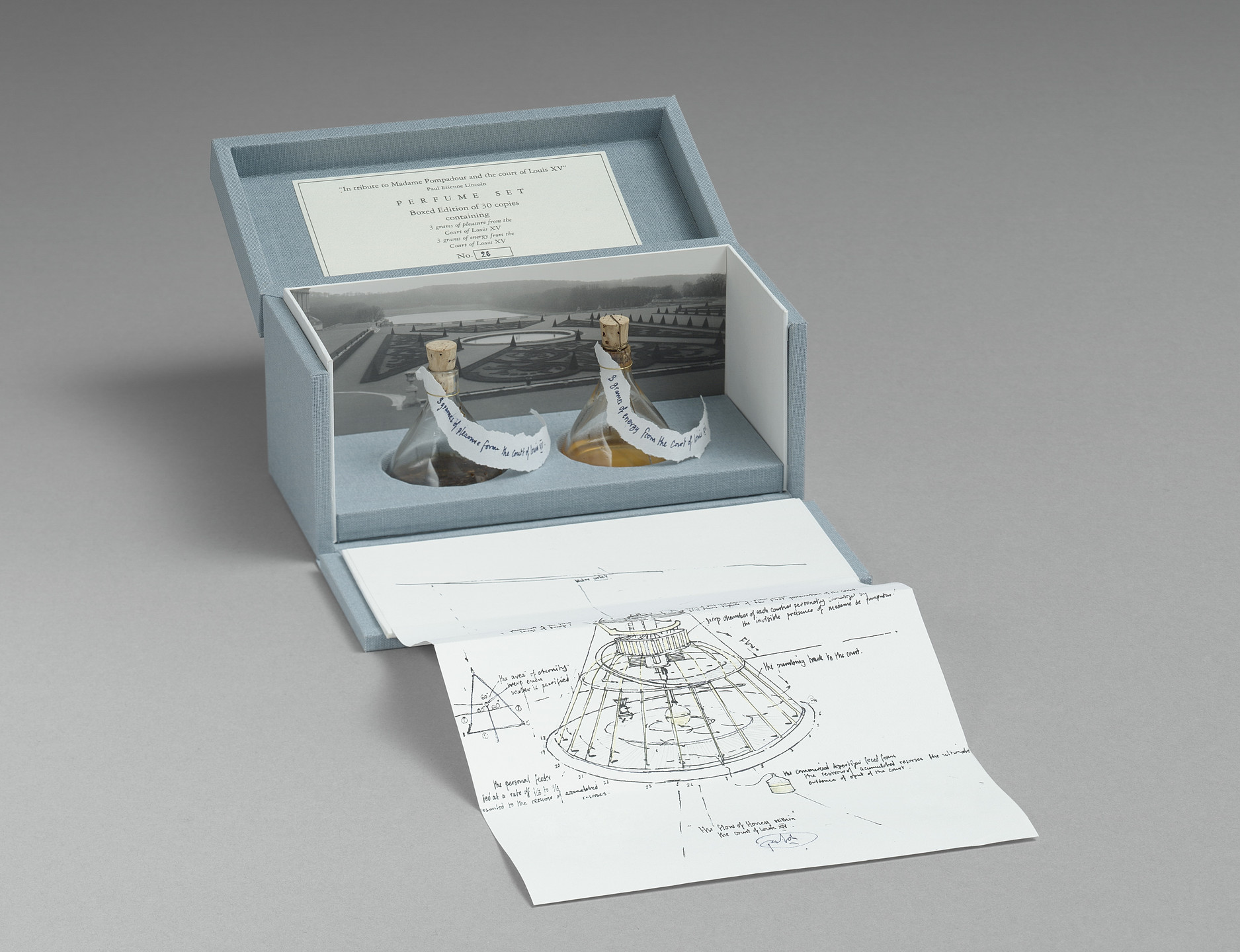Paul Etienne Lincoln. In Tribute to Madame Pompadour and the Court of Louis XV (Perfume Set). 1985