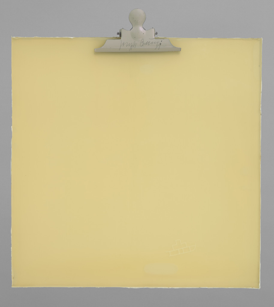 Phosphorus-Cross Sled (Phosphor-Kreuzschlitten), Joseph Beuys, 1972, published 1977