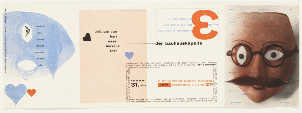 Einladung zum Bart Nasen Herzens Fest, der Bauhauskapelle