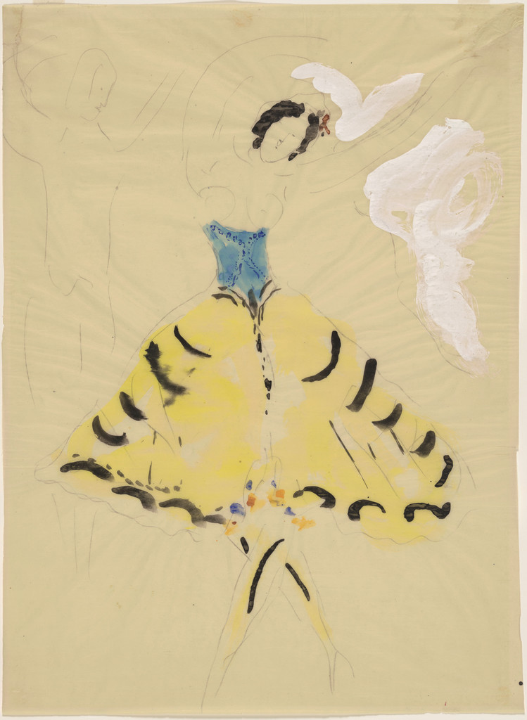 Zemphira. Costume design for the ballet Aleko